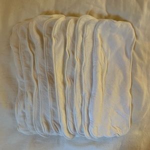 10 bamboo reusable diaper inserts/liners